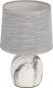 Lampa stołowa Candellux Adelina lampa stołowa marmur+szary abażur szary 41-24381 2