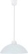 Lampa wisząca Candellux Macari Lampa Wisząca 1X60W E27 Klosz Biały Z Wzorem 1