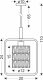 Lampa wisząca Candellux Crown Lampa Wisząca Czarny 1X40W E27 Abażur Beżowy 2