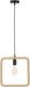 Lampa wisząca Candellux Quadro lampa wisząca czarny+beżowy 1x40W E27 1