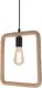 Lampa wisząca Candellux Quadro lampa wisząca czarny+beżowy 1x40W E27 1