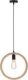 Lampa wisząca Candellux Kolo lampa wisząca czarny+beżowy 1x40W E27 1