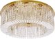 Lampa sufitowa Candellux MARANGA lampa sufitowa plafon złoty 10x10W E14 kryształy bezbarwne 18-33345 1