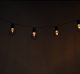 KIK Lampki ogrodowe solarne żarówki girlanda loft 10LED 4