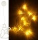 Dekoracja świąteczna KIK Lampki LED wisząca dekoracja świąteczna bałwanek 49cm 10 LED 5