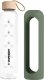 Wessper Wessper B1 Borosilicate 500 ml Szklana butelka na wodę z miarką motywacyjną z oliwkowym etui 3