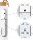 Wessper Wessper B1 Borosilicate 500 ml Szklana butelka na wodę z miarką motywacyjną z białym etui 5