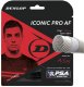 Dunlop Squash strings DUNLOP ICONIC PRO AF 18G BLACK 10M SET 1