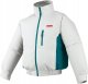 Makita Cordless ventilated jacket MAKITA DFJ201ZL, white, L 1
