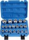 SATA SATRA SOCKET SET 12-ANGLE. VARIO-PLUS 1/2" 19 pcs. 1