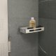 Koszyk prysznicowy Gedy NERVA SHOWER BASKET RECTANGULAR BRUSHED 2