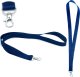 Stamal Smycz do identyfikatora na szyję 90cm karabińczyk granatowa 1