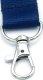 Stamal Smycz do identyfikatora na szyję 90cm karabińczyk granatowa 3