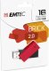 Pendrive Emtec Emtec C350 Brick pamięć USB 16 GB USB Typu-A 2.0 Czarny, Czerwony 2