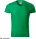 MALFINI Slim Fit V-neck 146 - ADLER - Koszulka męska, 180 g/m2 - zieleń trawy XL 1