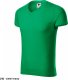 MALFINI Slim Fit V-neck 146 - ADLER - Koszulka męska, 180 g/m2 - zieleń trawy XL 2