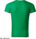 MALFINI Slim Fit V-neck 146 - ADLER - Koszulka męska, 180 g/m2 - zieleń trawy XL 3