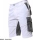Ardon SUMMER ARDON - modne szorty, dopracowana sylwetka, odblaskowe elementy - biały H5621 54 5