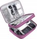 Hello Case ORGANIZER TORBA PODRÓŻNA NA KABLE ŁADOWARKI ELEKTRONIKĘ ETUI FIOLETOWE 2
