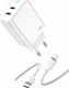 Ładowarka Jellico JELLICO Mocna ładowarka sieciowa 40W 2xUSB C   kabel USB C - Lightning 4