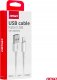 Kabel USB AMiO USB-A - Lightning 1 m Biały 2