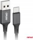 Kabel USB AMiO Kabel do ładowania usb-a - usb-c 2a 100cm fulllink amio-03899 2