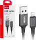 Kabel USB AMiO USB-A - Lightning 1 m Czarny 1