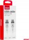 Kabel USB AMiO USB-C - USB-C 1 m Biały 3