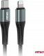 Kabel USB AMiO USB-C - Lightning 1 m Czarny 5
