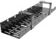 ATL DA263 Organizer na kable pod biurko blat  czarny 3
