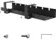 ATL DA263 Organizer na kable pod biurko blat  czarny 4
