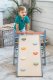 Małpiszon Domowy plac zabaw trójkąt Pikler Montessori niebiesko-kolorowy Moon LunaToys 1