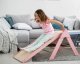 Małpiszon Domowy plac zabaw trójkąt Pikler Montessori niebiesko-kolorowy Moon LunaToys 24