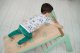 Małpiszon Domowy plac zabaw trójkąt Pikler Montessori zielony Moon LunaToys 6