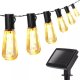 Aigostar  Girlanda solarna led łańcuch 10 ciepłych lampek w stylu retro 1,8/3,8m Girlanda solarna led łańcuch 10 ciepłych lampek w stylu retro 1,8/3,8m 1