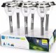 Aigostar  Lampa latarenka ogrodowa solarna LED ze stali nierdzewnej biała ciepła Lampa latarenka ogrodowa solarna LED ze stali nierdzewnej biała ciepła 2