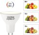 Aigostar  Żarówka reflektorek halogen LED GU10 3W/230V biały ciepły fi50mm Żarówka reflektorek halogen LED GU10 3W/230V biały ciepły fi50mm 3