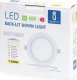 Aigostar  Podtynkowa okrągła lampa LED E6 6W Żółte światło Podtynkowa okrągła lampa LED E6 6W Żółte światło 8
