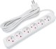 Aigostar  Listwa zasilająca na 6 gniazd typu francuskiego bez przełącznika 3 Listwa zasilająca na 6 gniazd typu francuskiego bez przełącznika 3 1