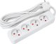 Aigostar  Listwa zasilająca na 4 gniazda typu francuskiego bez przełącznika Listwa zasilająca na 4 gniazda typu francuskiego bez przełącznika 1