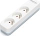 Aigostar  Francuski przedłużacz 3-gniazdowy z wyłącznikiem biały Francuski przedłużacz 3-gniazdowy z wyłącznikiem biały 1