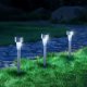 Aigostar  Ambientowa lampa ogrodowa solarna LED ze stali nierdzewnej skośny Ambientowa lampa ogrodowa solarna LED ze stali nierdzewnej skośny 3