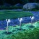 Aigostar  Ambientowa lampa ogrodowa solarna LED ze stali nierdzewnej Ambientowa lampa ogrodowa solarna LED ze stali nierdzewnej 2