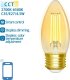 Aigostar  Inteligentna żarówka WB C35 E27 Wi-Fi Bursztynowa Inteligentna żarówka WB C35 E27 Wi-Fi Bursztynowa 2