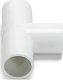 Aigostar  Okrągła listwa z PVC biała kolanko trójnik 20mm 4 szt. Okrągła listwa z PVC biała kolanko trójnik 20mm 4 szt. 2