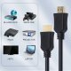 Kabel Aigostar  Kabel HDMI 3 m czarny Kabel HDMI 3 m czarny 4