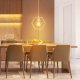 Lampa wisząca Aigostar  Drewniana Lampa Wisząca Bez Źródła Światła E27 Drewniana Lampa Wisząca Bez Źródła Światła E27 5