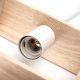 Lampa wisząca Aigostar  Drewniana Lampa Wisząca Bez Źródła Światła E27 Drewniana Lampa Wisząca Bez Źródła Światła E27 2