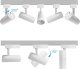 Aigostar  Lampa szynowa LED Trójprzewodowe biała 10W LED Trójprzewodowe światło szynowe białe 10W 3