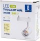 Aigostar  Lampa szynowa LED Trójprzewodowe biała 10W LED Trójprzewodowe światło szynowe białe 10W 7